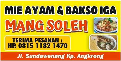 Warung Bakso Iga ,Mang Soleh 7