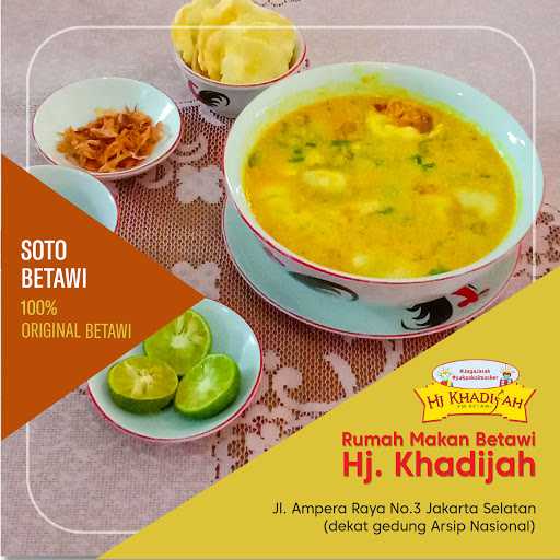 Rumah Makan Betawi Hj. Khadijah 1