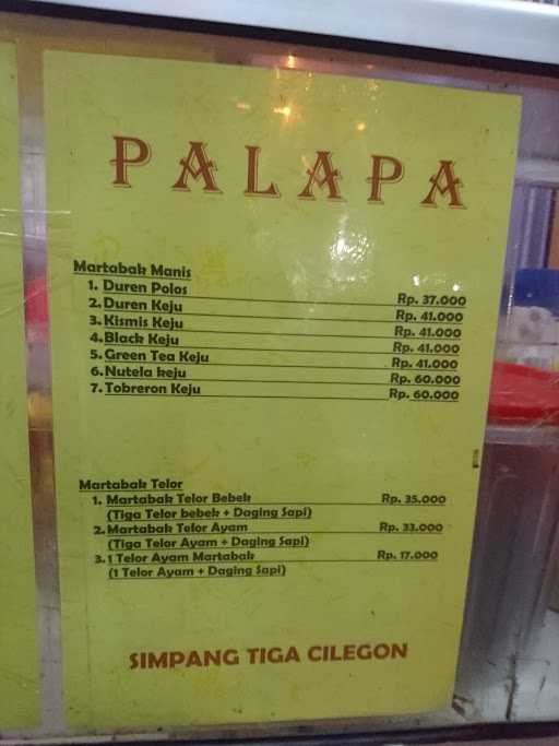 Martabak Palapa Simpang Tiga Cilegon 6