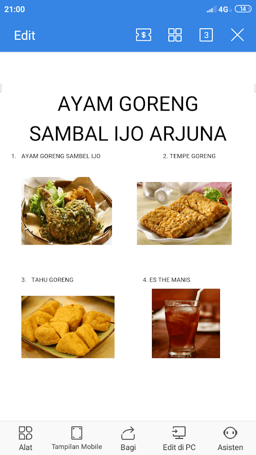 Ayam Goreng Sambel Ijo Arjuna 3