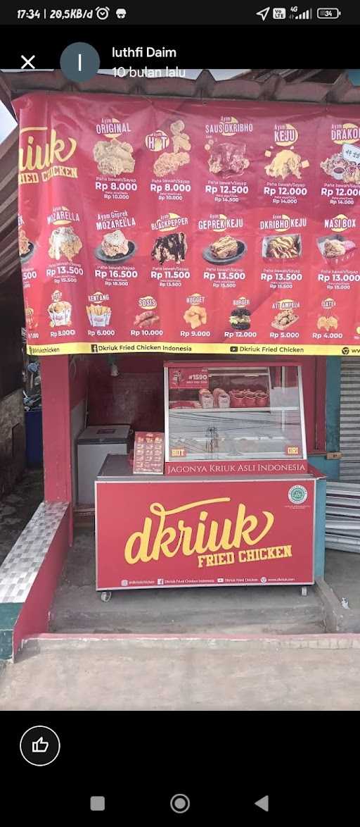 Dkriuk Fried Chicken Bantarjaya 5