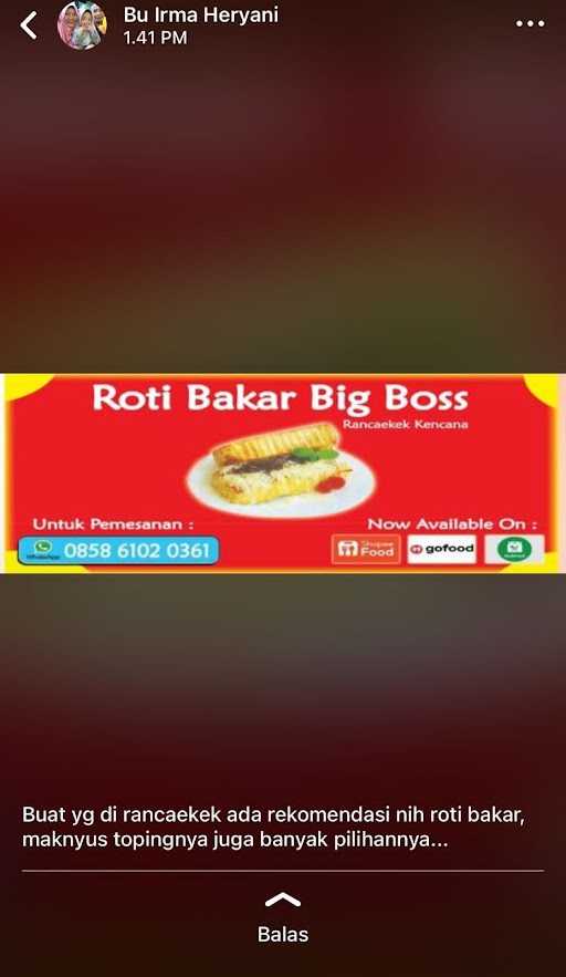Roti Bakar Big Boss Rancaekek 4