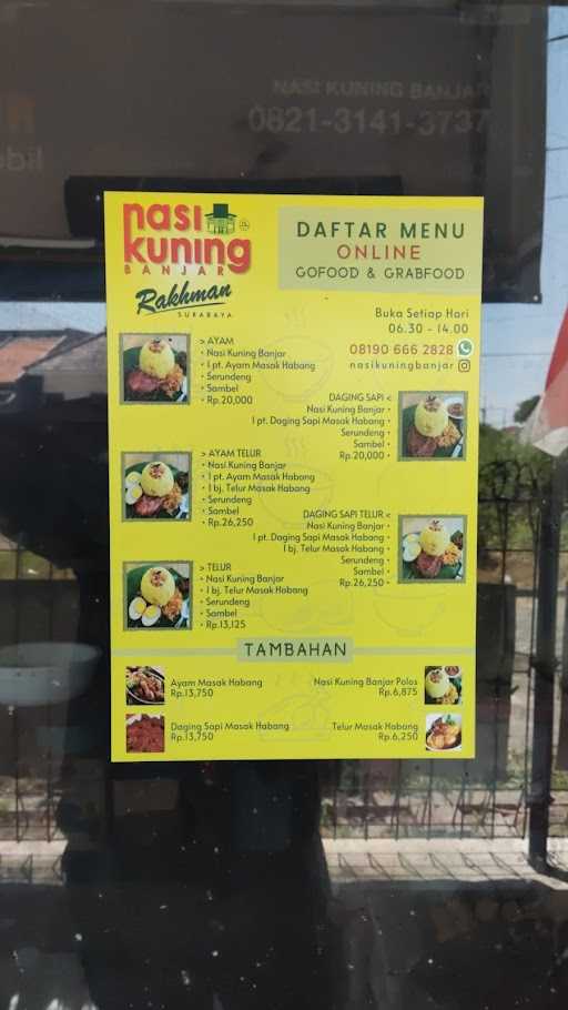 Nasi Kuning Banjar Rakhman 8