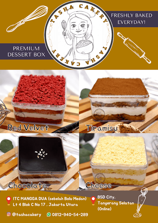 Tasha Cakery Premium Dessert Box 9