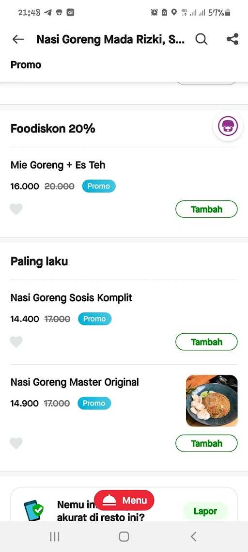 Nasi Goreng Mada Rizki 10