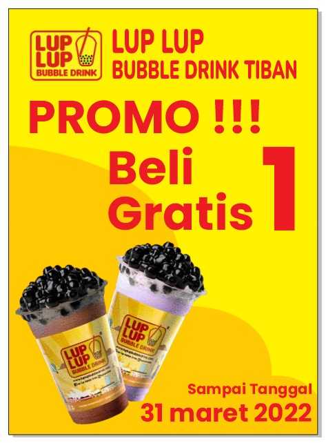 Lup Lup Bubble Drink Tiban 1