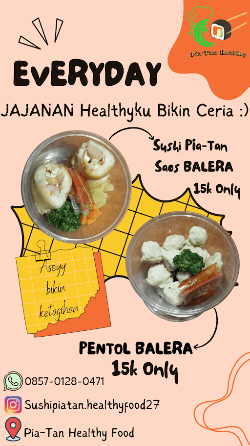 Pia-Tan Healthy Food (Sushi, Pentol Dan Jajanan Rendah Lemak) 6