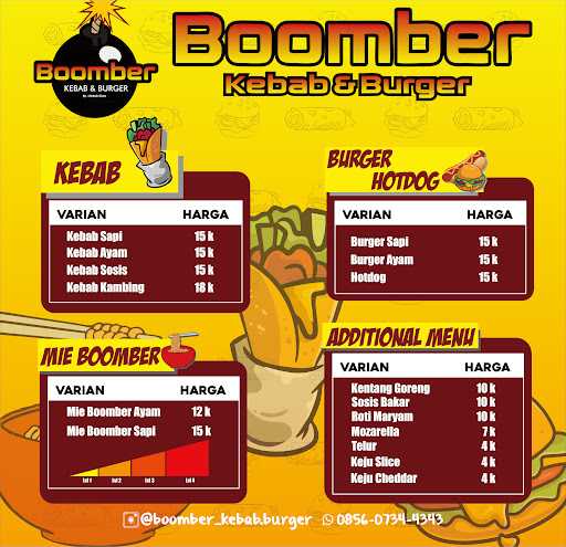 Boomber Kebab Burger Tivoli 2