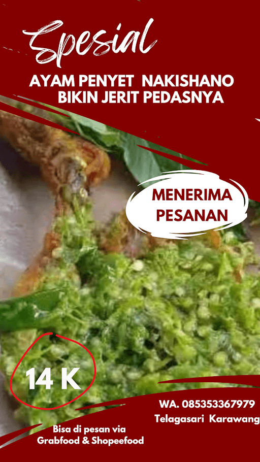 Ayam Penyet Sambal Ijo  Nakishano 1