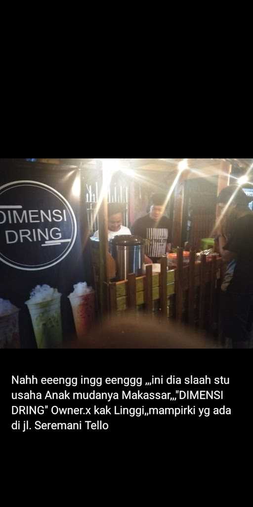 Dimensi Drink /Thai Tea,Green Tea,Alpokat Kicok 2