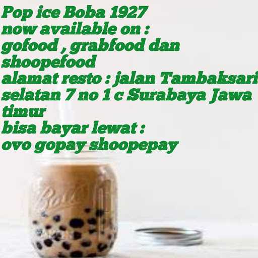 Pop Ice Boba 1927 Tambaksari 7