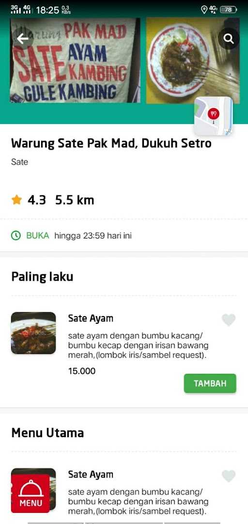 Warung Pak Mad Sate 9