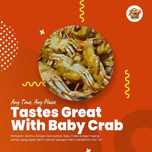 Crabstie Crab - Baby Crab Premium 8