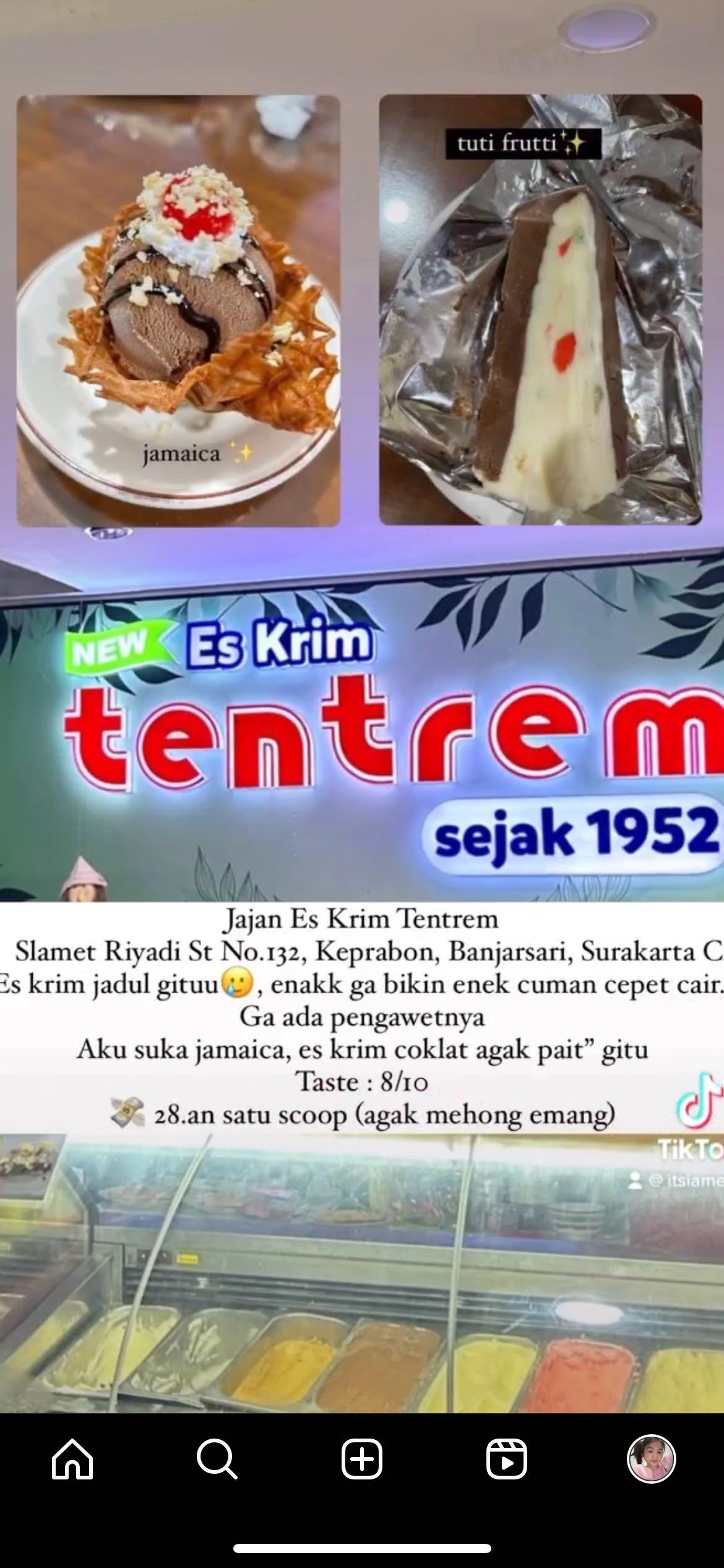 New Ice Cream Tentrem review