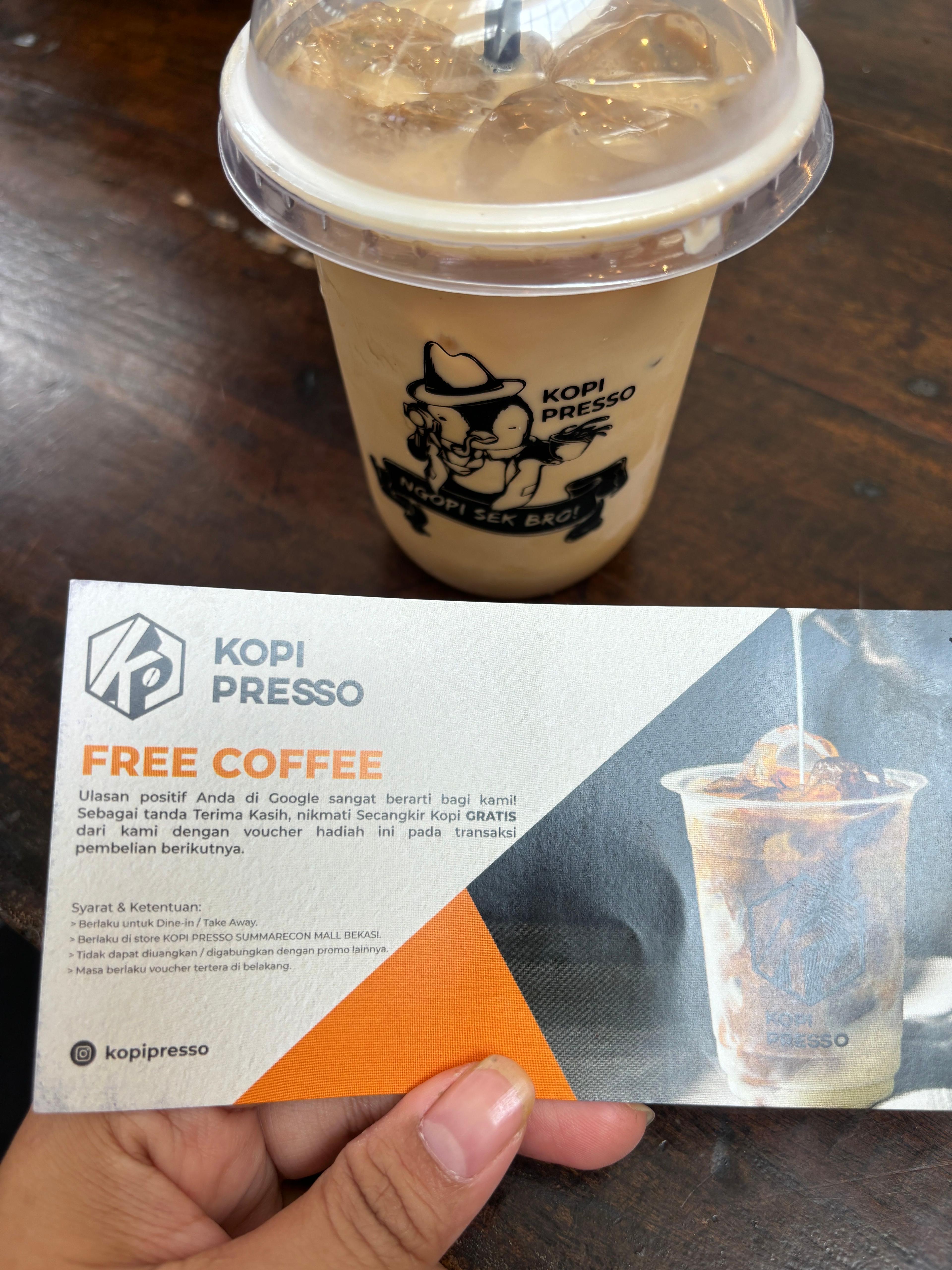 Kopi Presso review