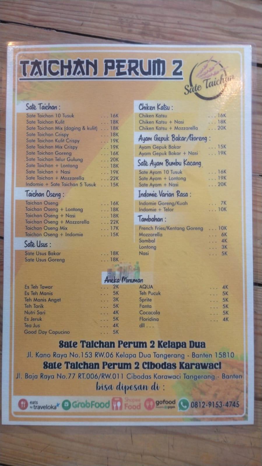 Sate Taichan Perum 2 review