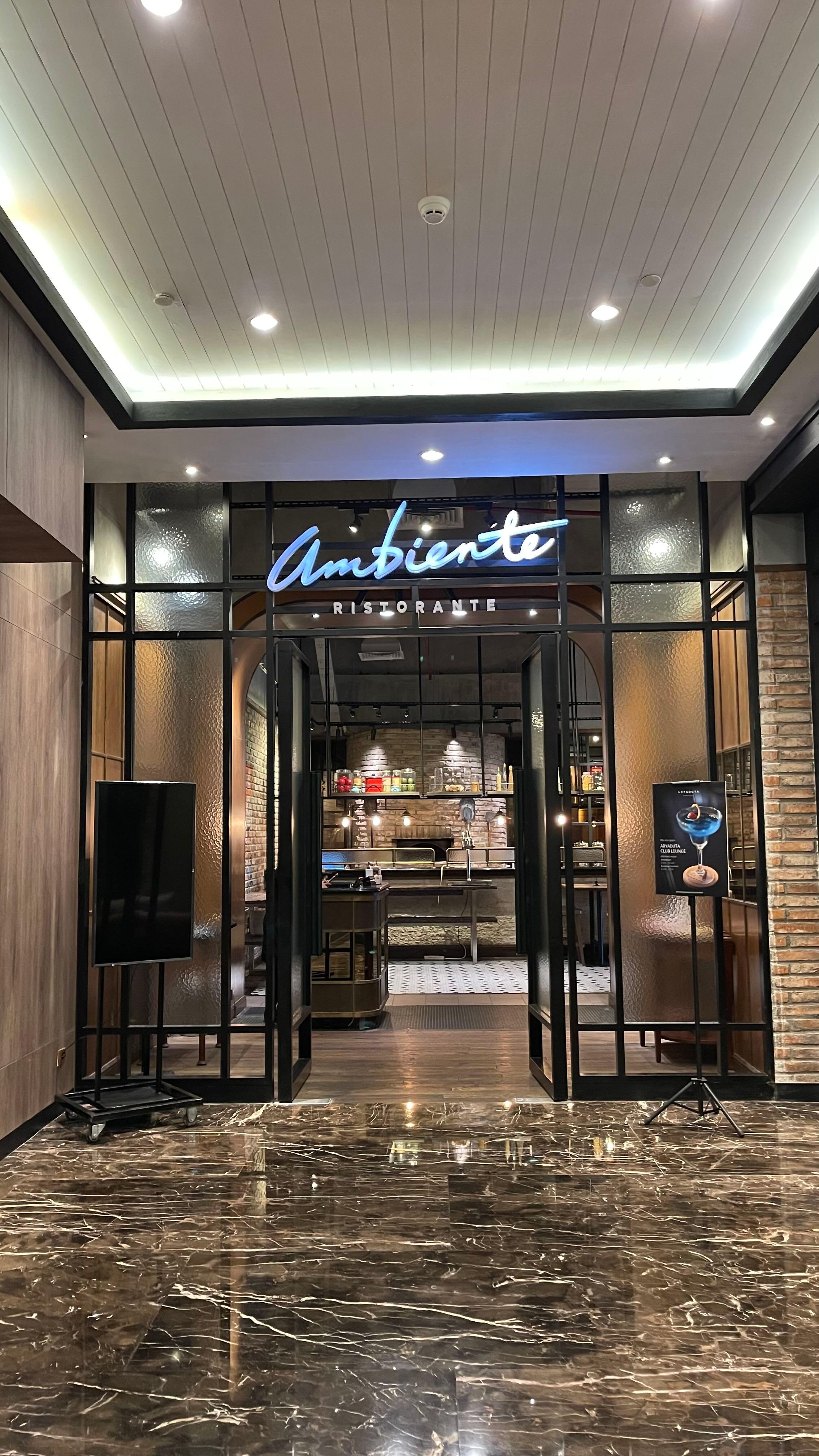 Ambiente Ristorante review