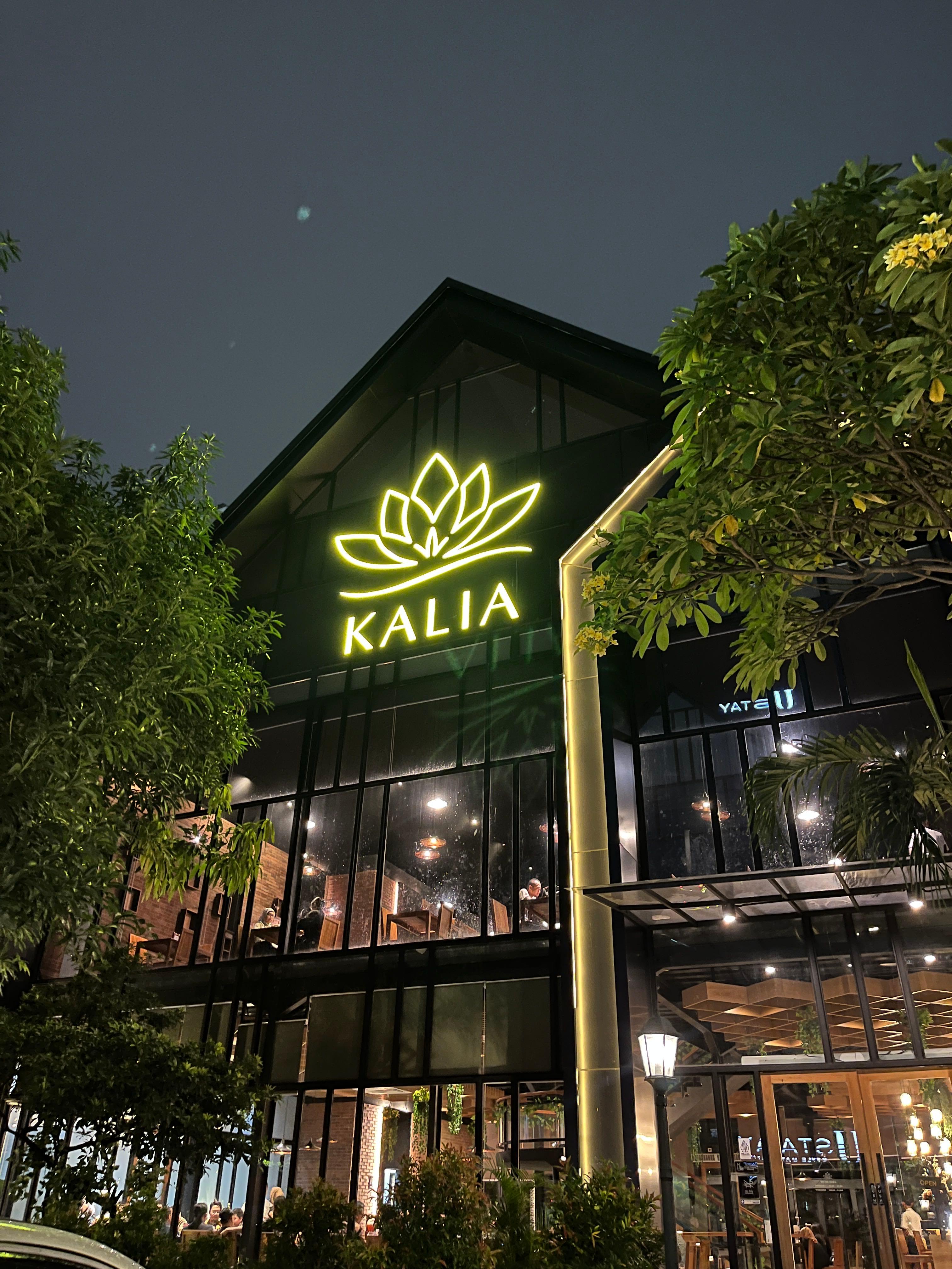 Kalia Restaurant review