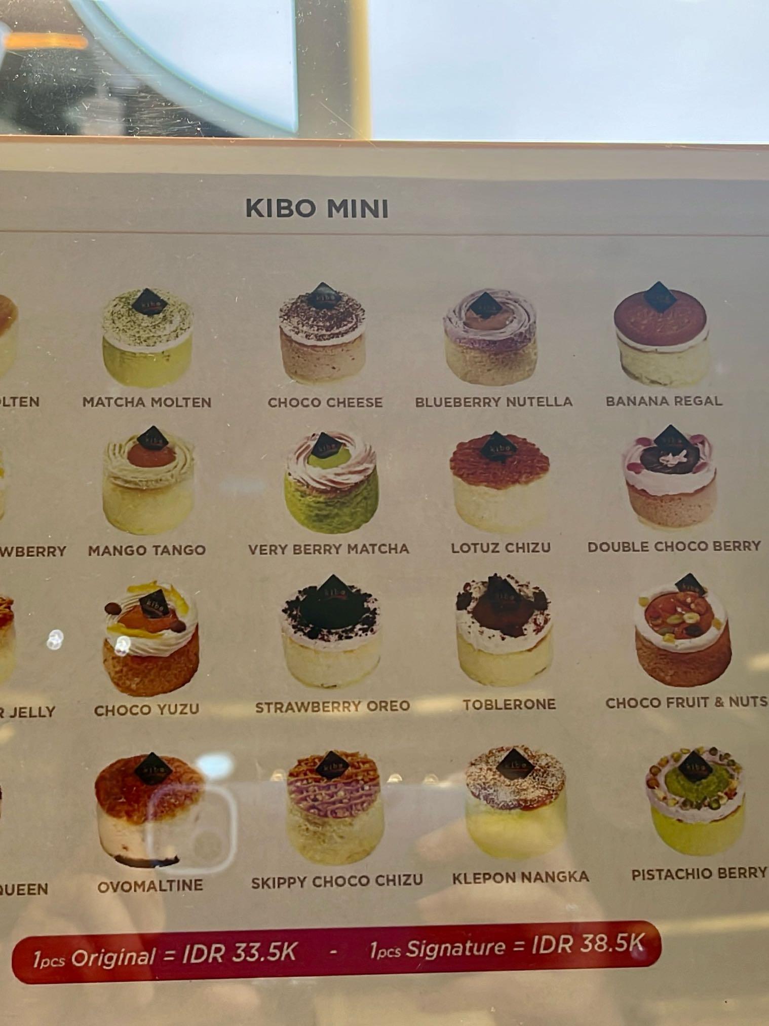 Kibo Cheese Cake review