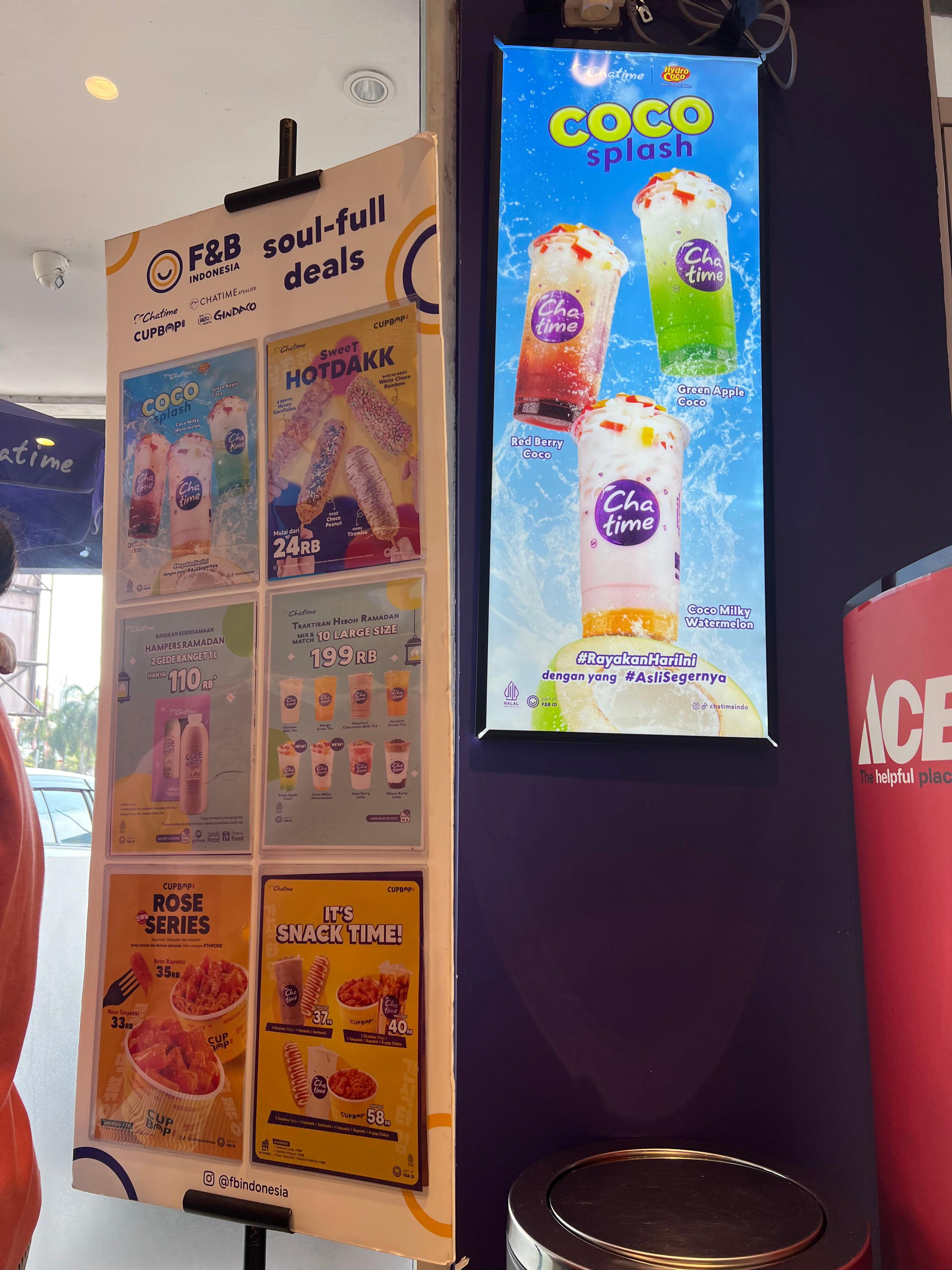 Chatime - ACE Paramount Serpong review