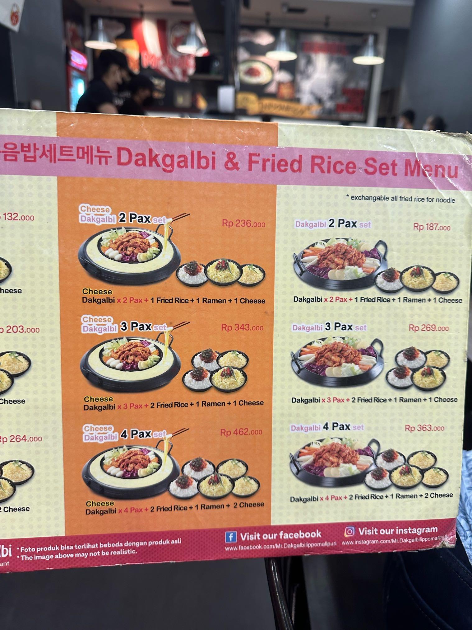 Mr.Dakgalbi review