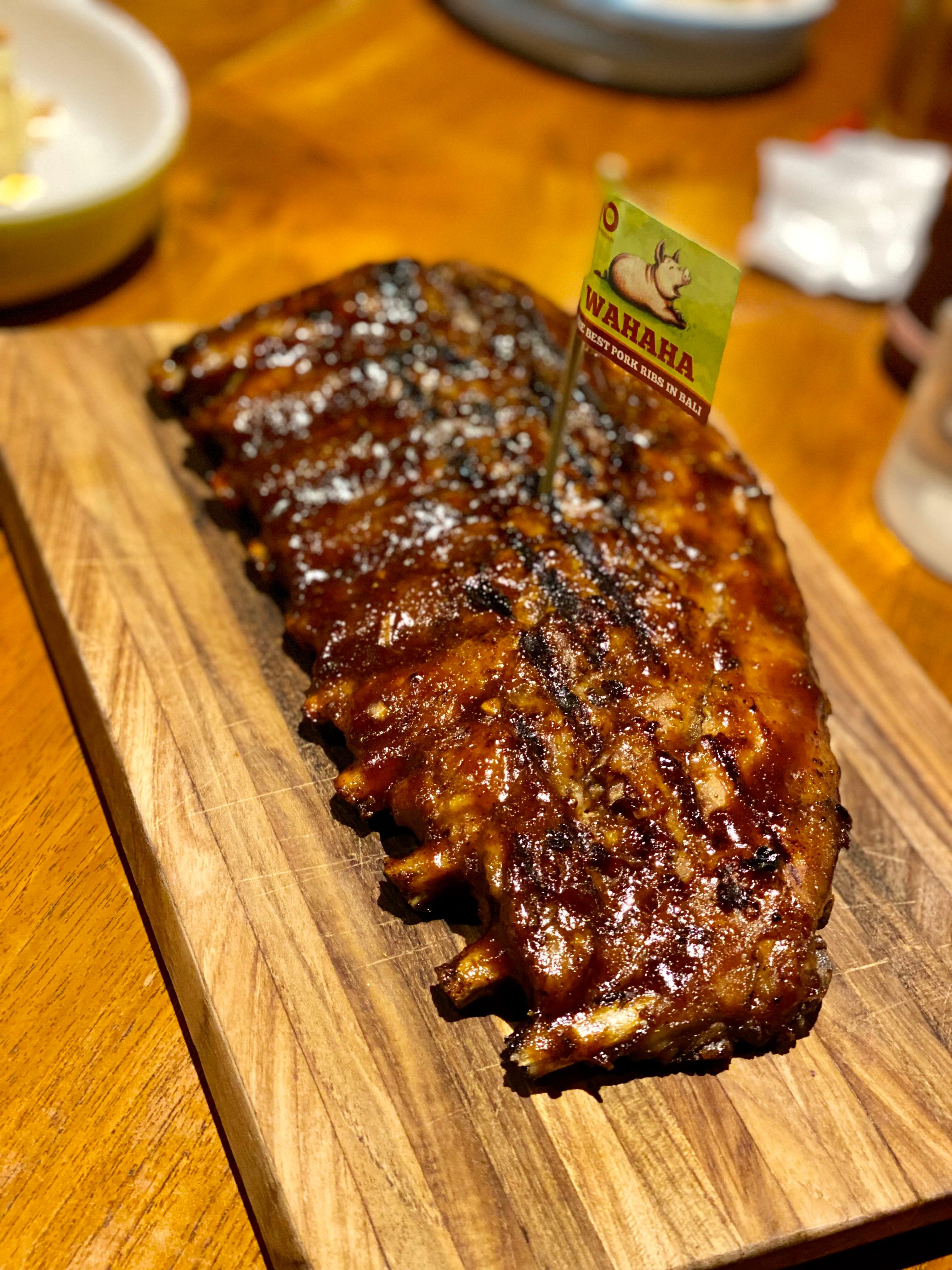 Wahaha Pork Ribs - Jimbaran review