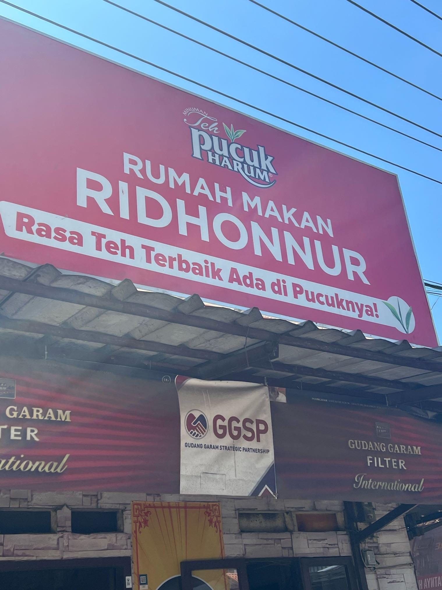 Rumah Makan Ridhonur review