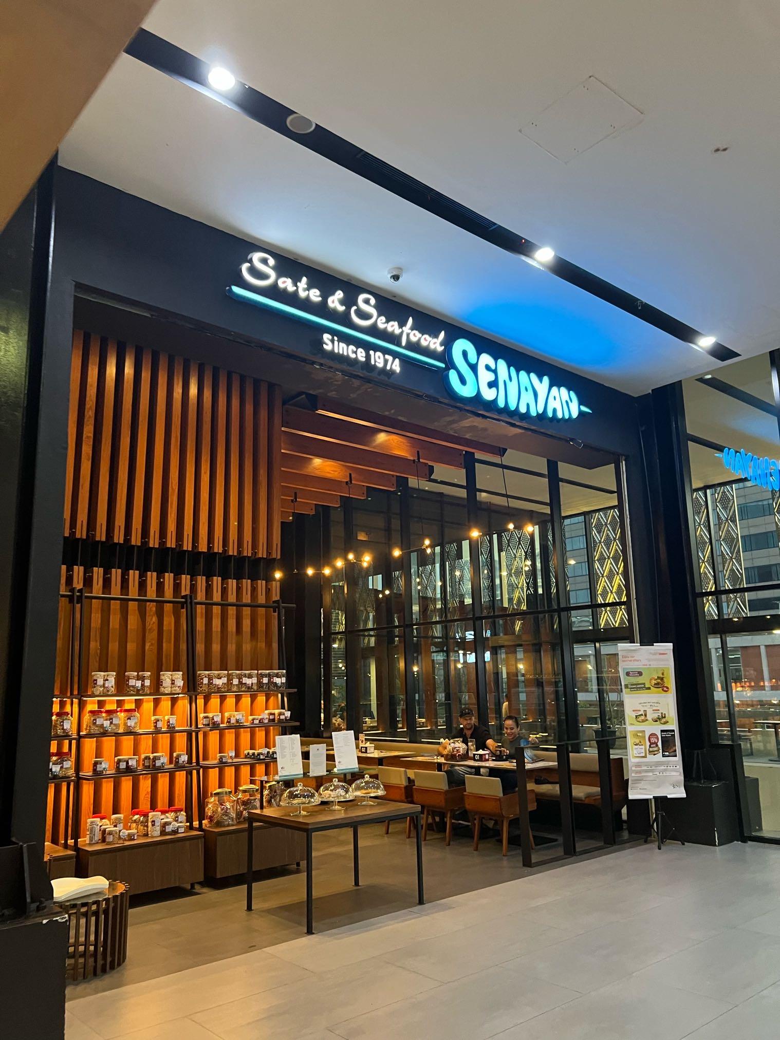 Sate & Seafood Senayan - Sarinah review