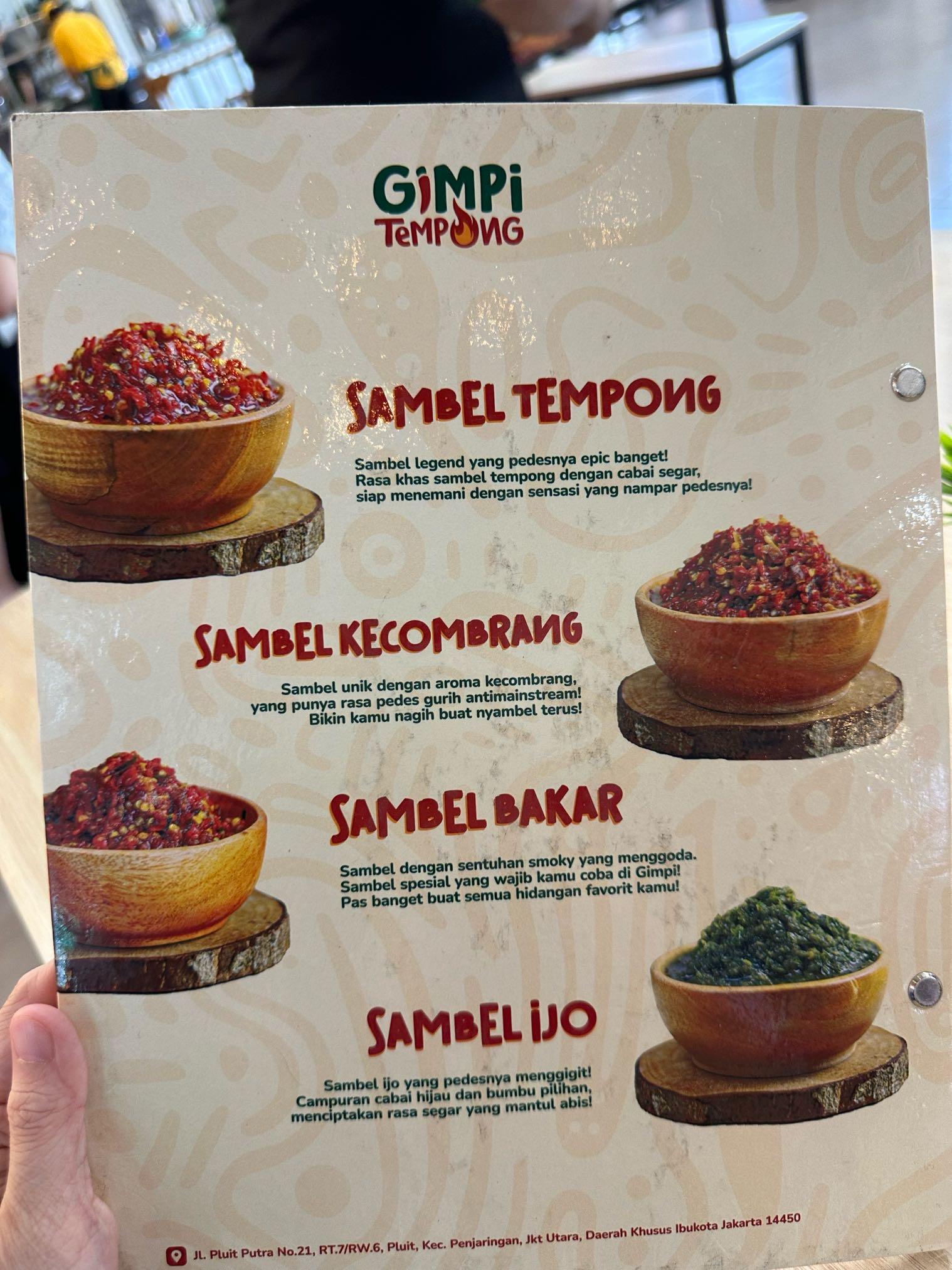 Gimpi Tempong - Juaranya Sambel review