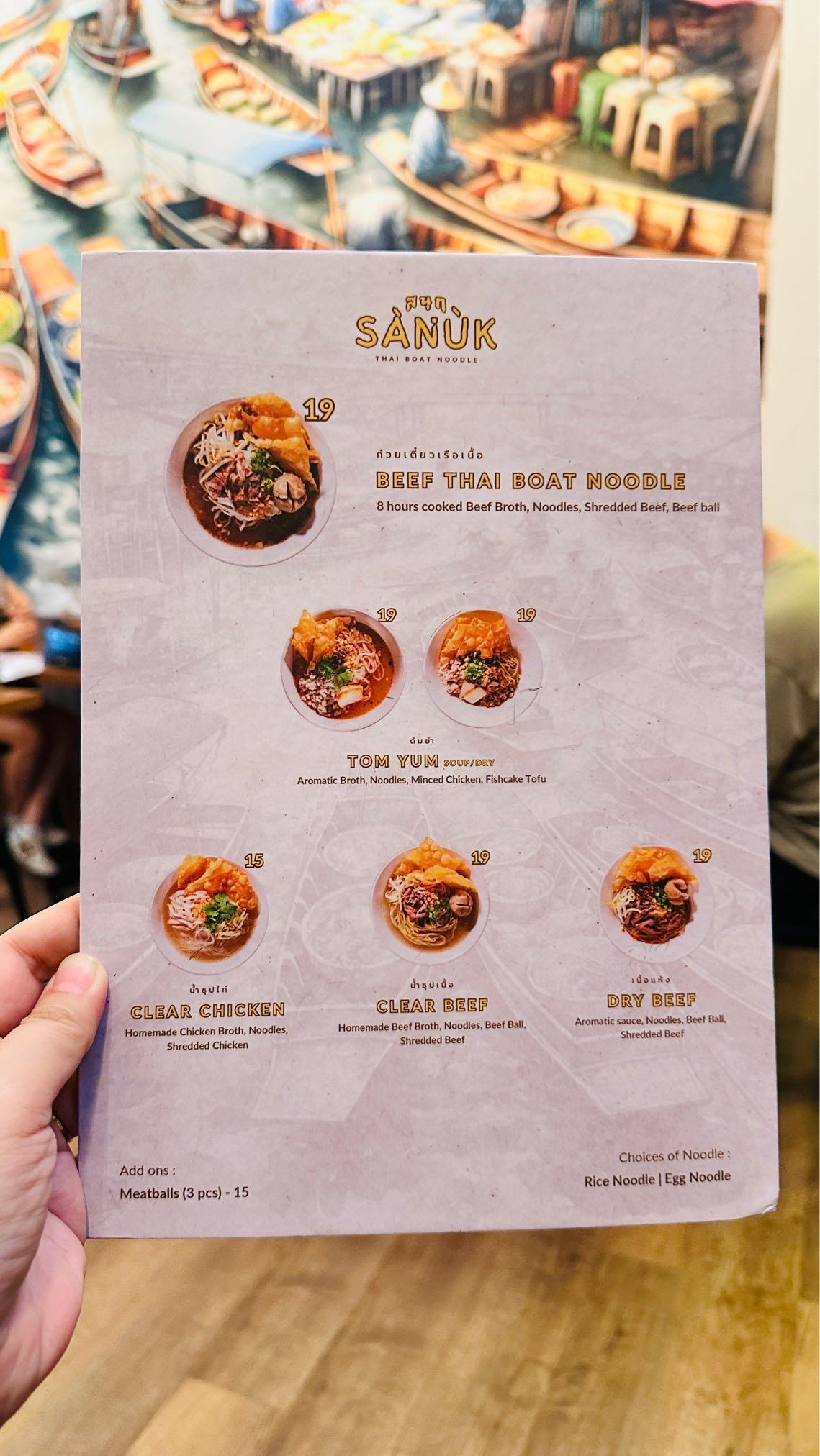 Sanuk Thai Boat Noodle review