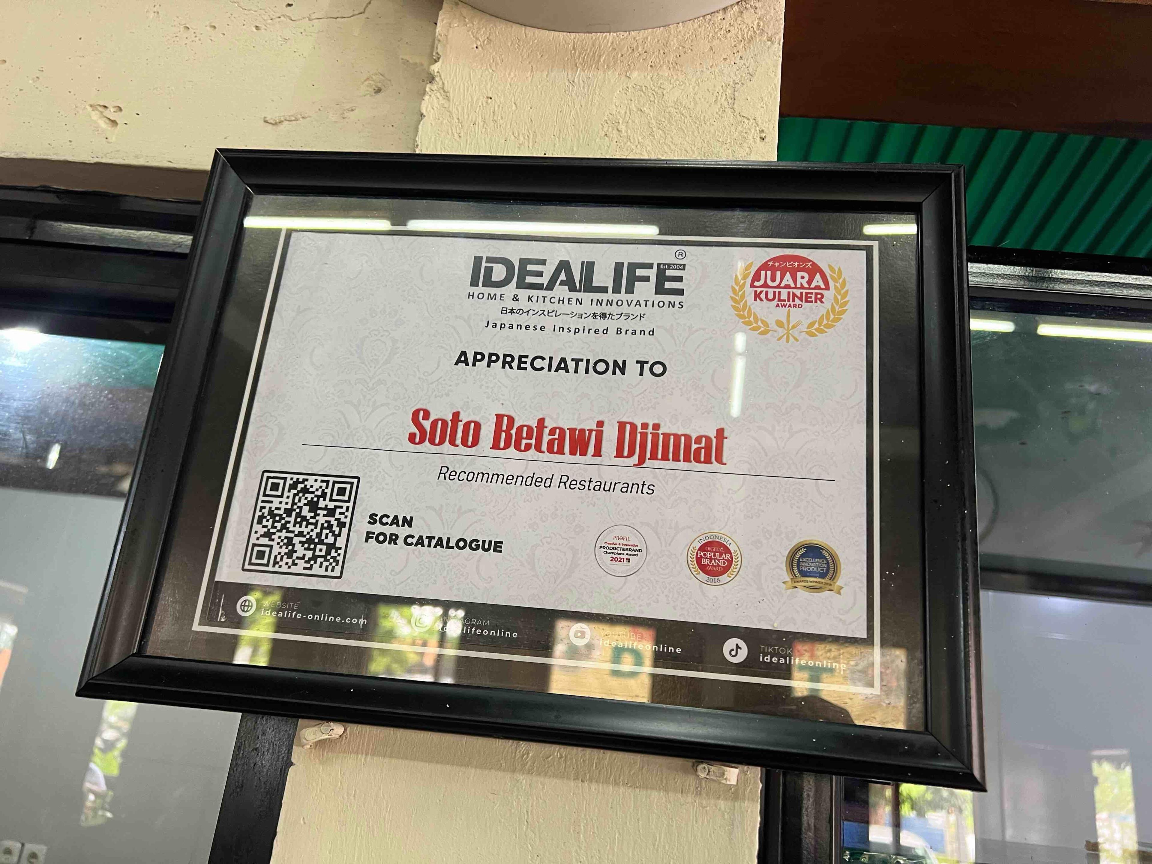 Soto Betawi Djimat Bsd review