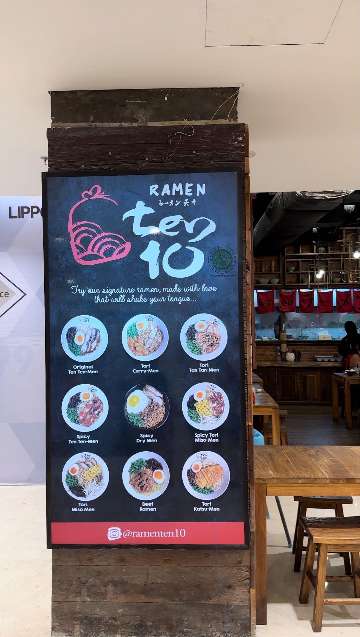 Ramen Ten 10 - Gajah Mada Plaza review