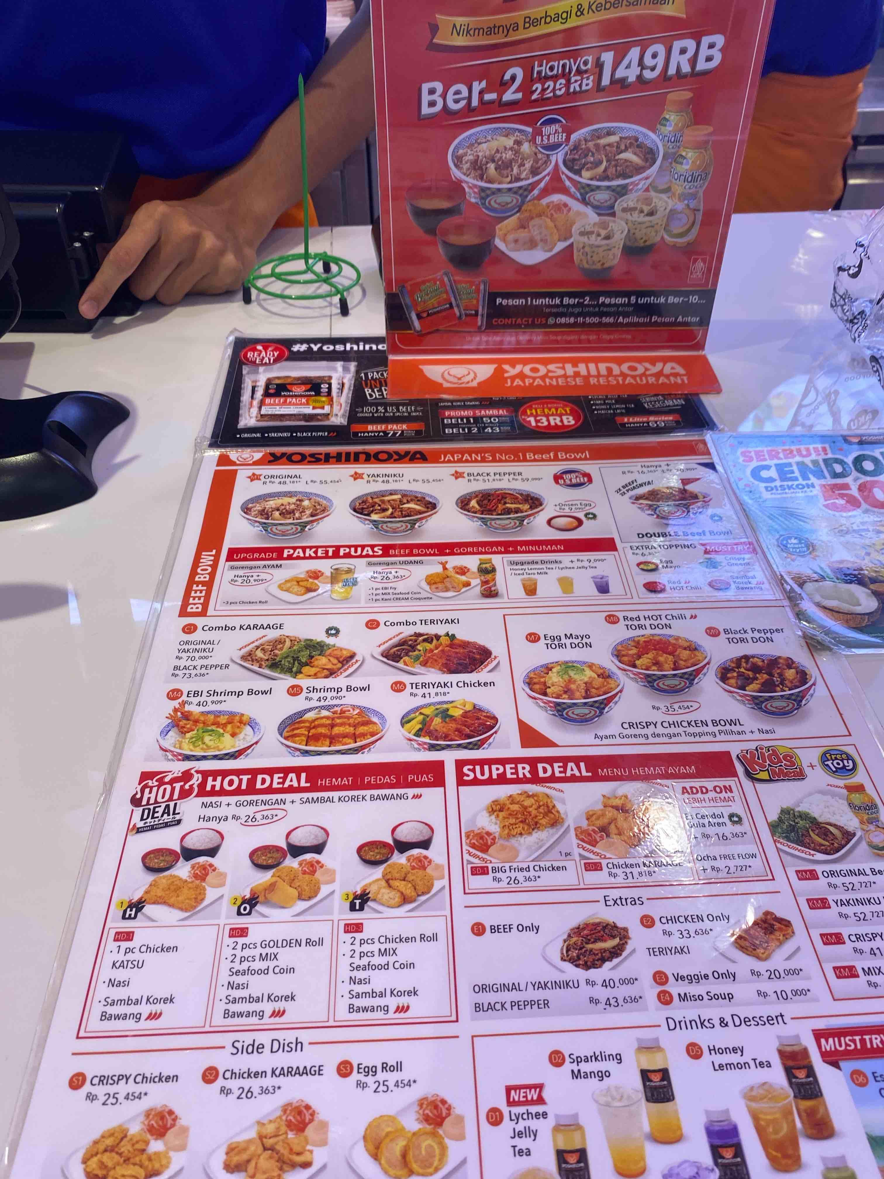 Yoshinoya - Kota Kasablanka review