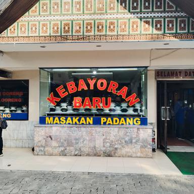 RESTORAN KEBAYORAN BARU MASAKAN PADANG 1