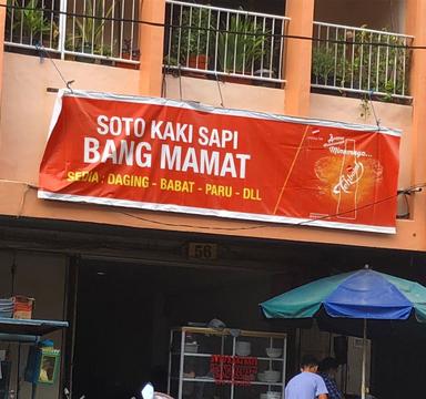 SOTO KAKI SAPI BANG MAMAT