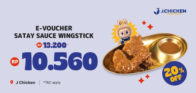 [Waktu Indonesia Jajan] E-Voucher Satay Sauce Wingstick