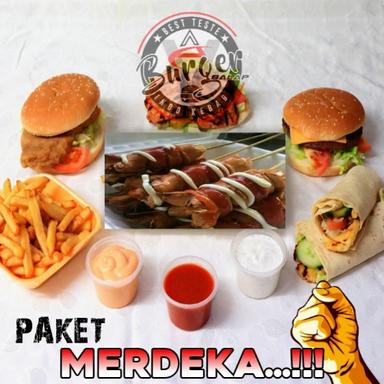 BURGER BALAP DAN INDO KEBAB