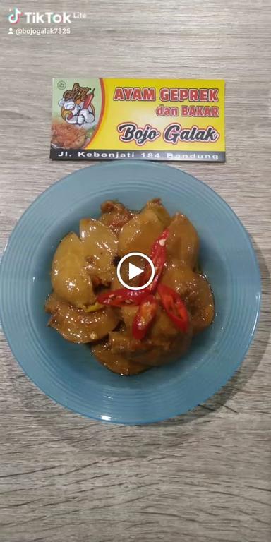 AYAM GEPREK DAN BAKAR BOJO GALAK