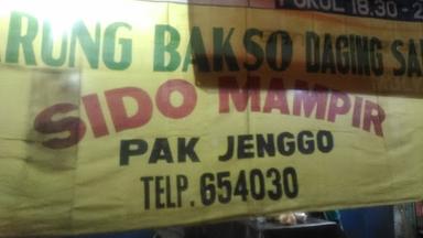 BAKSO SIDO MAMPIR  PAK JENGGO 