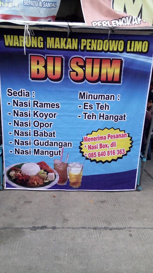 WARUNG PENDOWO LIMO BU SUM