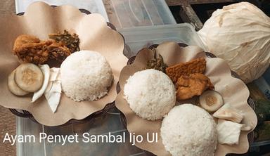 AYAM PENYET SAMBAL IJO UI