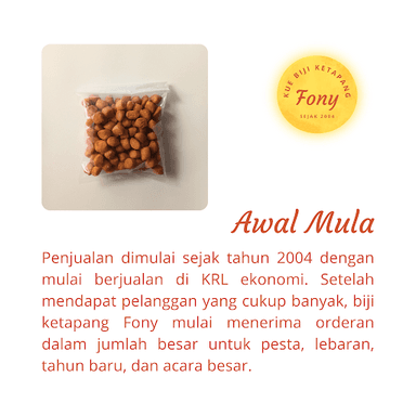 KUE BIJI KETAPANG FONY