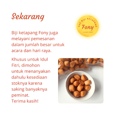 KUE BIJI KETAPANG FONY