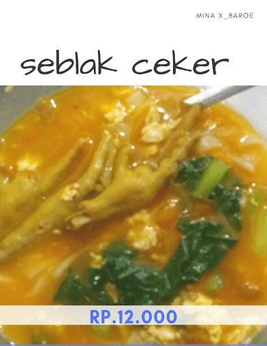 SEBLAK DAN CEKER MELER