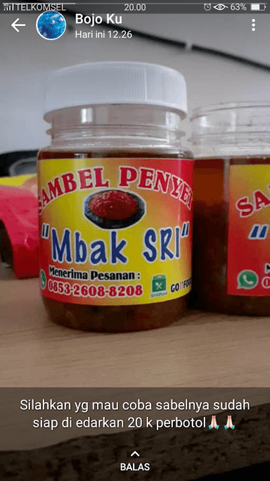 AYAM PENYET MBAK SRI