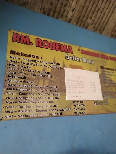 ROBEMA BATAK'S FOOD