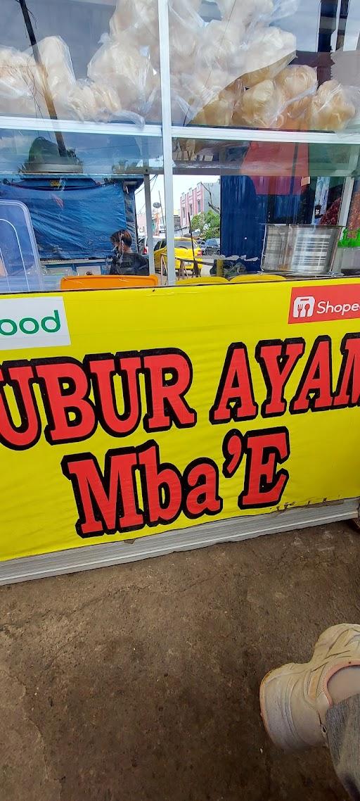 BUBUR AYAM MBA'E