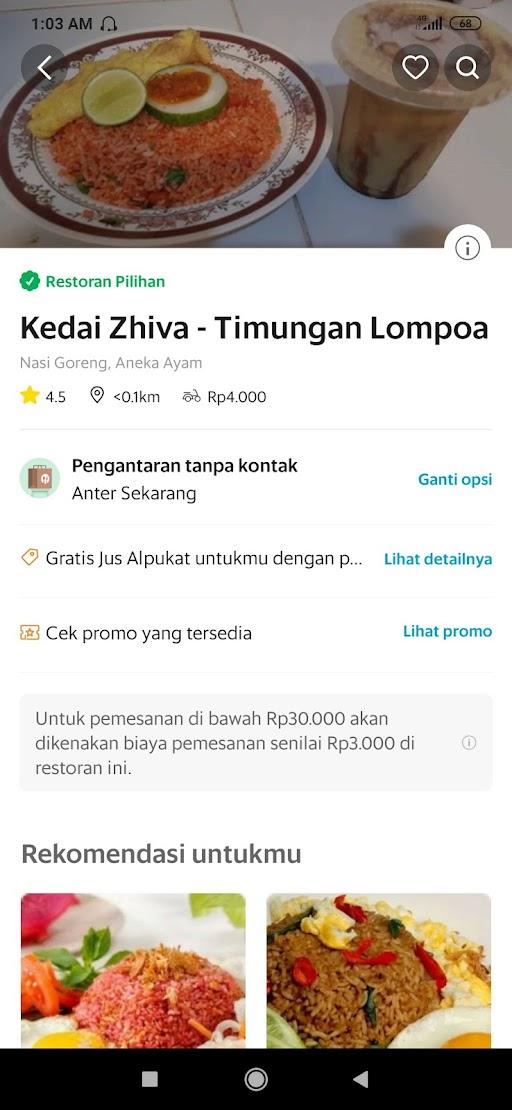 KEDAI ZHIVA (NASI GORENG NGANRE RONG) LORONG 5