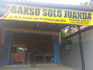 BAKSO SOLO DAN MIE AYAM JUANDA