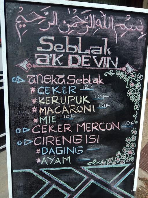 SEBLAK A'DEVIN